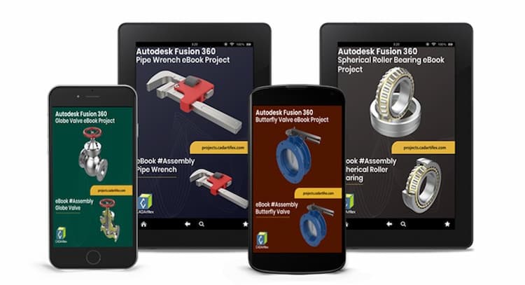 package | Autodesk Fusion 360 Project-Based eBooks Course Bundle